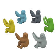 Load image into Gallery viewer, True Zoo Social Climbers Sloth Wine Markers By Fred 6 Pack