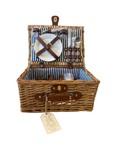 Load image into Gallery viewer, Twine Living Co Newport Wicker Picnic Basket
