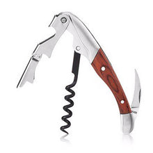 Load image into Gallery viewer, TRUE SPRUCE DOUBLE HINGE CORKSCREW DARK WOOD
