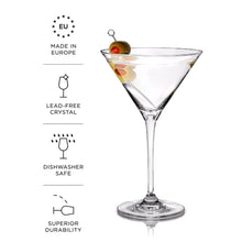 Load image into Gallery viewer, VISKI RESERVE MARTINI GLASSES 4-PACK
